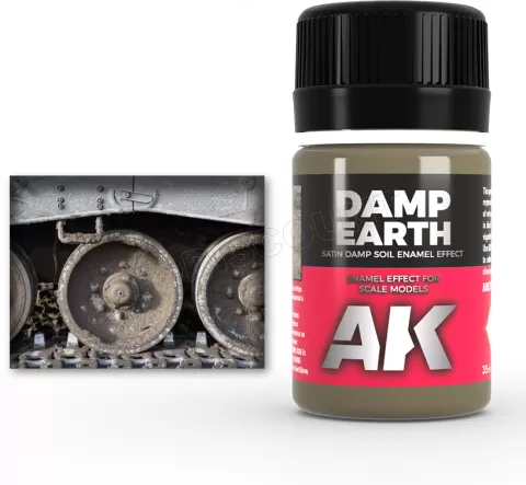 Photo de Ak Interactive Pot d'Enamel Effects - Damp Earth (35 ml)