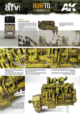 Photo de Ak Interactive Pot d'Enamel Effects - Engine Grime (35 ml)