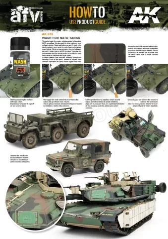 Photo de Ak Interactive Pot d'Enamel Effects - Rainmarks For Nato Vehicles (35 ml)