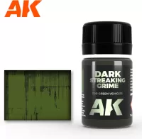 Photo de Ak Interactive Pot d'Enamel Effects - Streaking Grime For Dark Vehicles (35 ml)