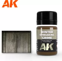 Photo de Ak Interactive Pot d'Enamel Effects - Streaking Grime For Winter Vehicles (35 ml)