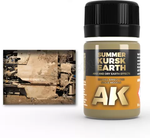 Photo de Ak Interactive Pot d'Enamel Effects - Summer Kursk Earth Effects (35 ml)