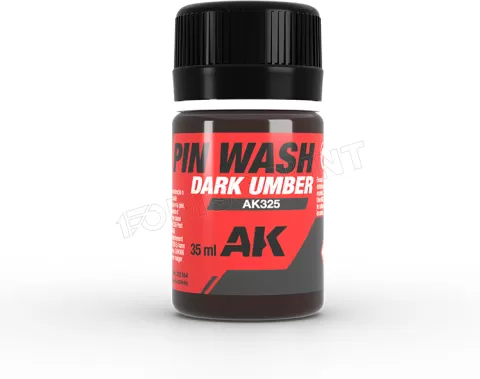 Photo de Ak Interactive Pot d'Enamel Effects - Wash Dark Umber Pin (35 ml)