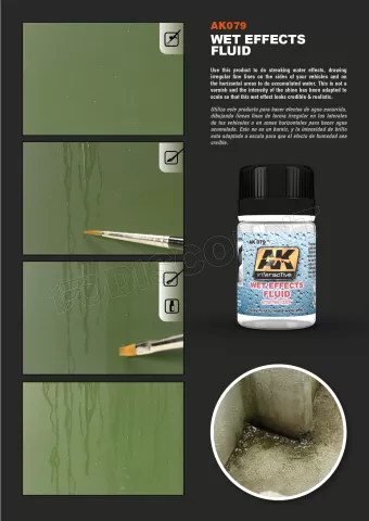 Photo de Ak Interactive Pot d'Enamel Effects - Wet Effects Fluid (35 ml)