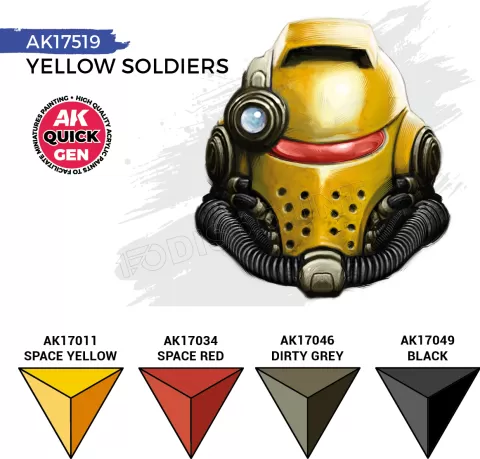 Photo de Ak Interactive Quick Gen - Yellow Soldiers (Set 4 Refs)