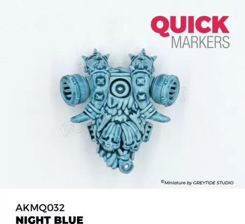 Photo de Ak Interactive - Quickmarker Night Blue