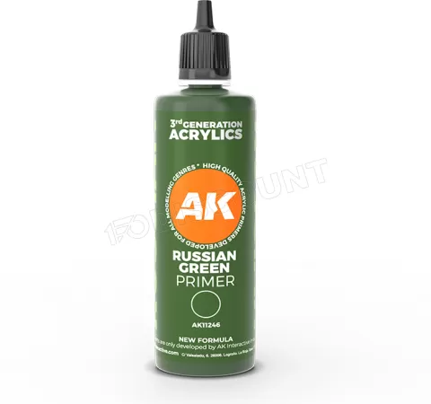 Photo de Ak Interactive - Russian Green Surface Primer 100 ml 3Gen