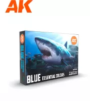 Photo de Ak Interactive Set de Peinture - Blue Essential Colors Set