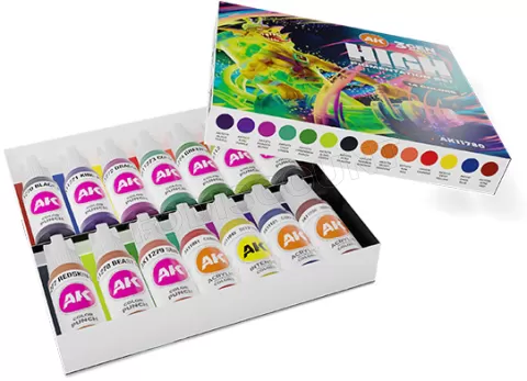 Photo de Ak Interactive Set de Peinture - High Pigmentation (14 Colors)