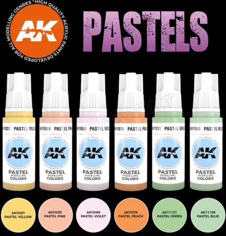 Photo de Ak Interactive Set de Peinture - Pastels Colors Set