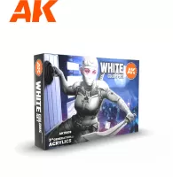Photo de Ak Interactive Set de Peinture - White Colors Set