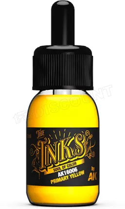 Photo de Ak Interactive Set de : The Inks - Primary Colors (Set de 3 Ref.)