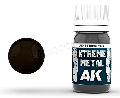 Photo de Ak Interactive - Xtreme Metal : Burnt Metal