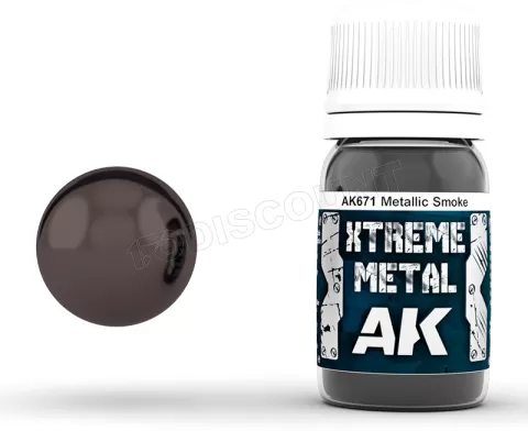 Photo de Ak Interactive - Xtreme Metal : Smoke Metallic
