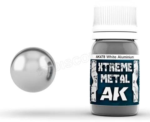Photo de Ak Interactive - Xtreme Metal : White Aluminium