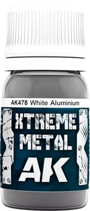 Photo de Ak Interactive - Xtreme Metal : White Aluminium