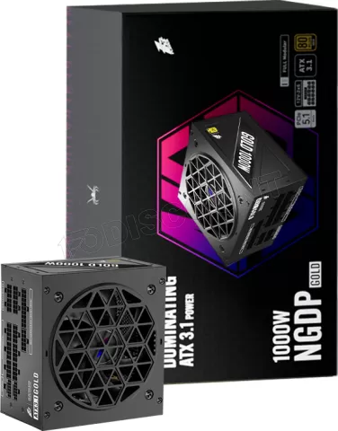Photo de Alimentation ATX 1stPlayer NGDP Gold - 1000W (Noir)