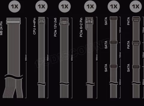 Photo de Alimentation ATX ASRock Pro-B - 750W (Noir)