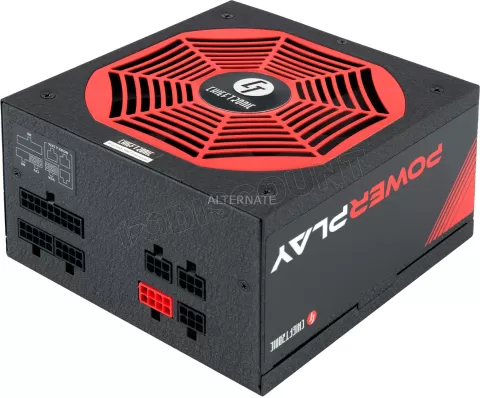 Photo de Alimentation ATX Chieftec Chieftronic Power Play GPU-750FC - 750W (Noir/Rouge)