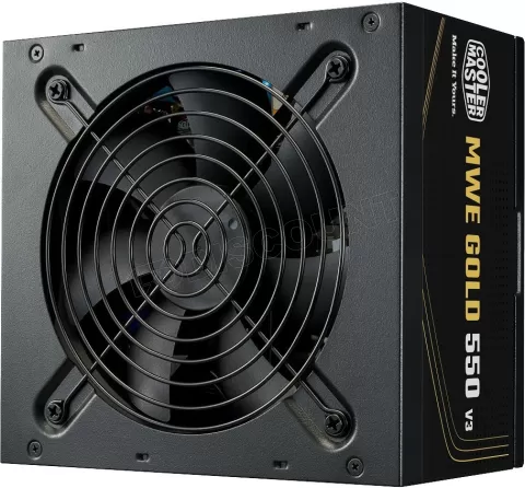 Photo de Alimentation ATX Cooler Master MWE Gold V3 - 550W (Noir)