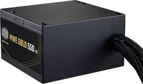 Photo de Alimentation ATX Cooler Master MWE Gold V3 - 550W (Noir)