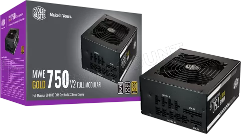 Photo de Alimentation ATX Cooler Master MWE Gold V3 - 750W (Noir)