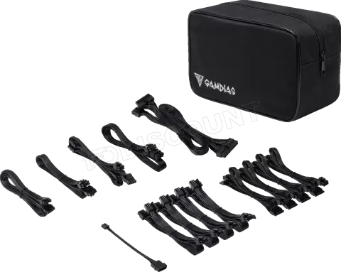 Photo de Alimentation ATX Gamdias Helios P2G - 1300W (Noir)