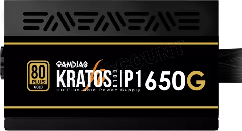 Photo de Alimentation ATX Gamdias Kratos P1-650G RGB - 650W (Noir) Gold