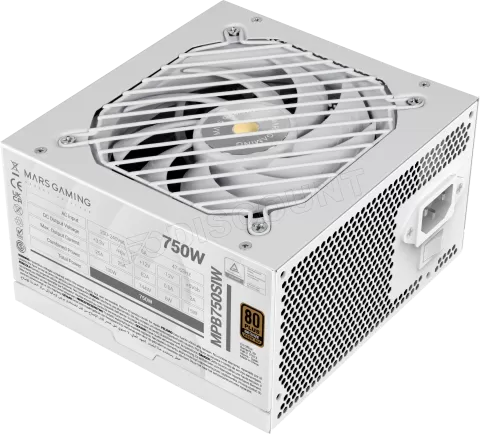 Photo de Alimentation ATX Mars Gaming MPB-SI - 750W (Blanc)