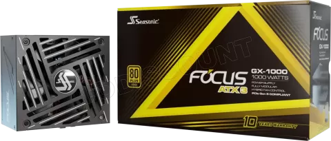 Photo de Alimentation ATX Seasonic Focus GX ATX 3.1 (2024) - 1000W (Noir)