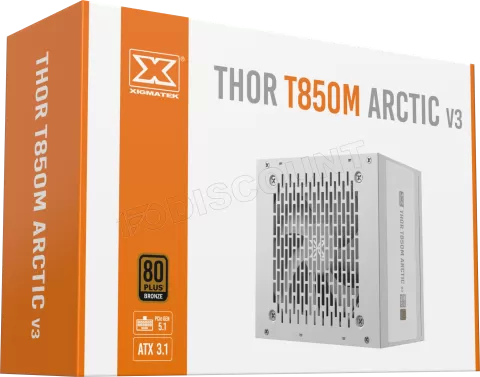 Photo de Alimentation ATX Xigmatek Thor M V3 - 850W (Blanc)