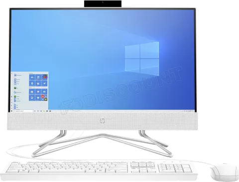 Photo de All In One HP AIO 22-Df0010nf - 22" (Blanc)