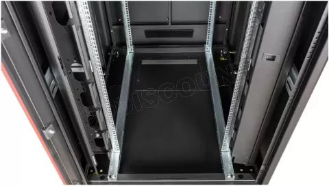 Photo de Baie Serveur Pro 19" 22U - 800x800mm avec porte vitrée (Noir)