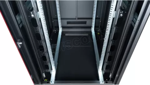 Photo de Baie Serveur Pro 19" 26U - 600x600mm avec porte vitrée (Noir)
