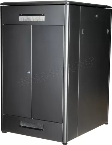 Photo de Baie Serveur Pro 19" 26U - 800x1000mm avec porte vitrée (Noir)