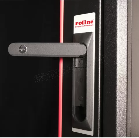 Photo de Baie Serveur Pro 19" 42U - 600x600mm avec porte vitrée (Noir)