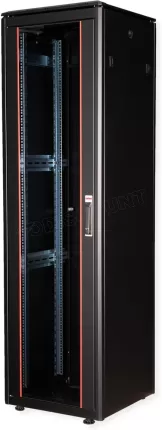 Photo de Baie Serveur Pro 19" 47U - 600x600mm avec porte vitrée (Noir)