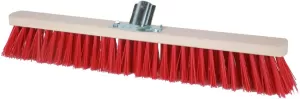 Photo de Balai de cantonnier PVC 60cm (Rouge)