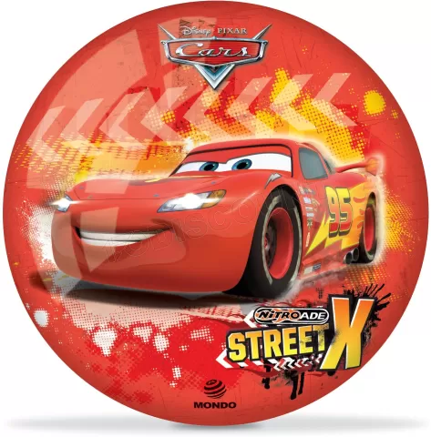 Photo de Ballon Mondo - Pixar Cars Ø14cm (Rouge)