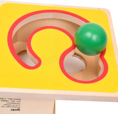 Photo de Banc à marteler en bois Goki 2 en 1 avec Circuit à boules