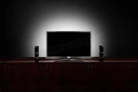 Photo de Bandeau Led lumineux Kit Bias Lighting TV HD souple Blanc 140cm - néon
