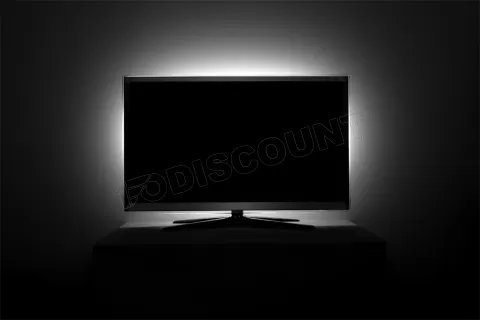 Photo de Bandeau Led lumineux Kit Bias Lighting TV HD souple Blanc 140cm - néon