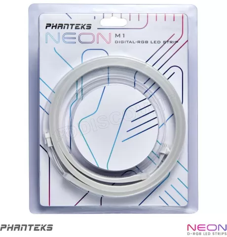 Photo de Bandeau LED Phanteks Neon Digital RGB 1m (Blanc)