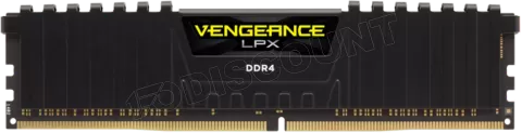 Photo de Barette mémoire 16Go DIMM DDR4 Corsair Vengeance LPX 3200MHz CL16 (Noir)