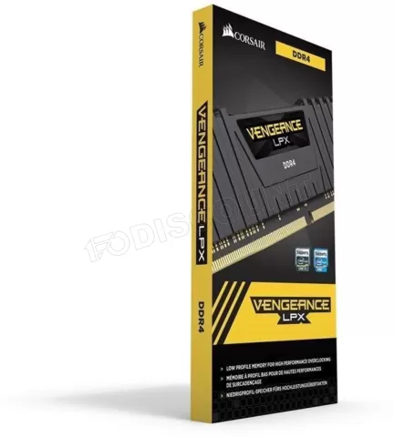 Photo de Barette mémoire 16Go DIMM DDR4 Corsair Vengeance LPX 3200MHz CL16 (Noir)