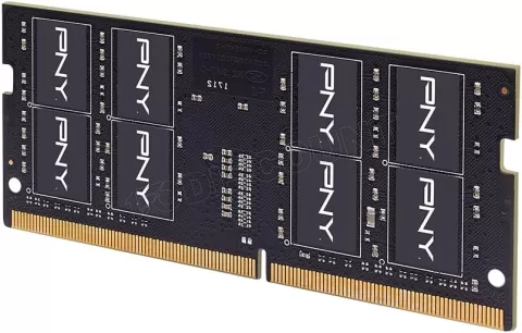 Photo de Barette mémoire 16Go SODIMM DDR4 PNY Performance 3200MHz (Noir)