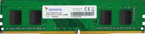 Photo de Barrette mémoire 16Go DIMM DDR4 Adata Premier  3200Mhz (Vert)