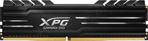 Photo de Barrette mémoire 16Go DIMM DDR4 Adata XPG GammiX D10  3200Mhz (Noir)