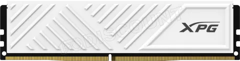 Photo de Barrette mémoire 16Go DIMM DDR4 Adata XPG GammiX D35 3600Mhz (Blanc)