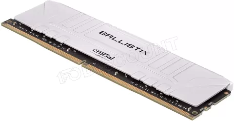 Photo de Barrette mémoire 16Go DIMM DDR4 Ballistix  2666Mhz (Blanc)